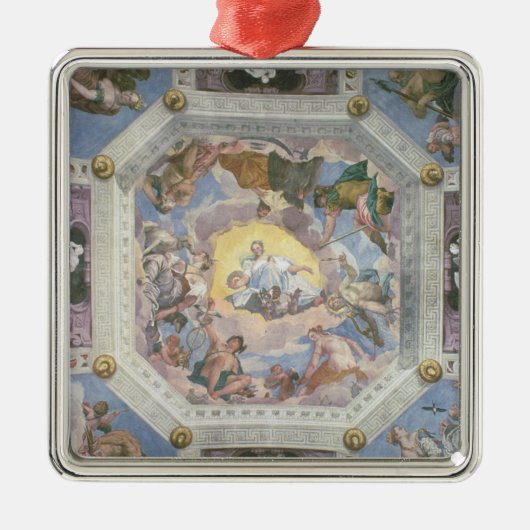 Universal Harmony, of Divine Love, van het plafond Metalen Ornament (Voorkant)