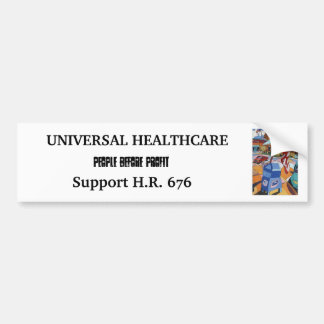 UNIVERSAL HEALTHCARE-bumper Bumpersticker