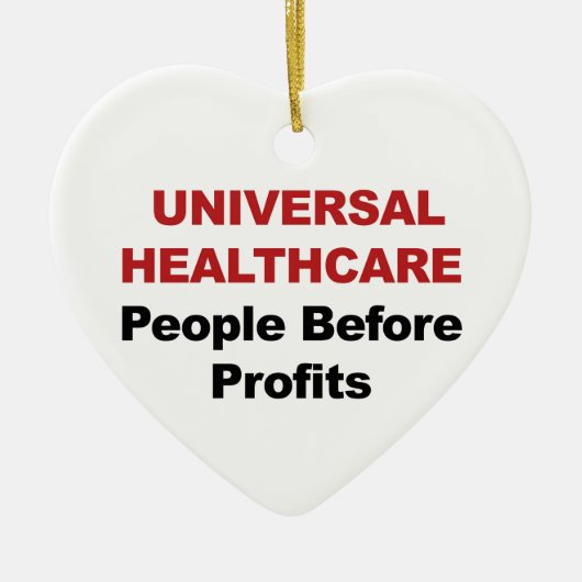 Universal HealthCare Keramisch Ornament (Voorkant)