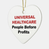Universal HealthCare Keramisch Ornament (Links)