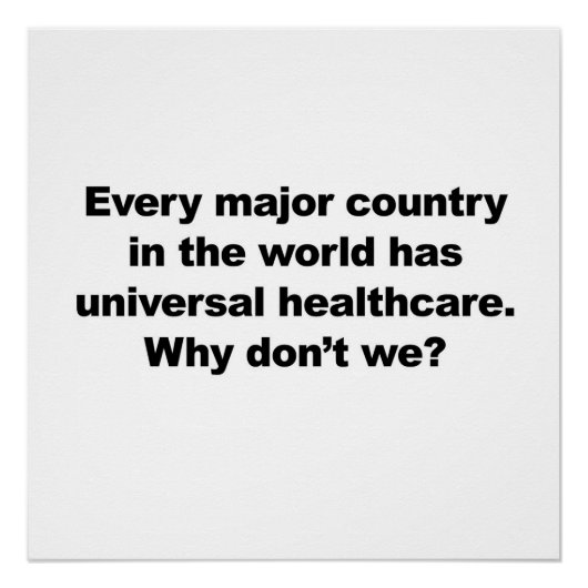 Universal HealthCare Perfect Poster (Voorkant)