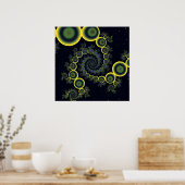 Universal Highway Fractal Poster (Keuken)