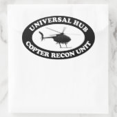 Universal Hub Copter Recon unit Euro-stijl sticker (Tas)