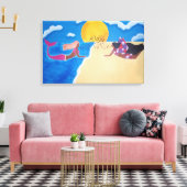 Universal Language Canvas afdrukken (Insitu (Woonkamer))