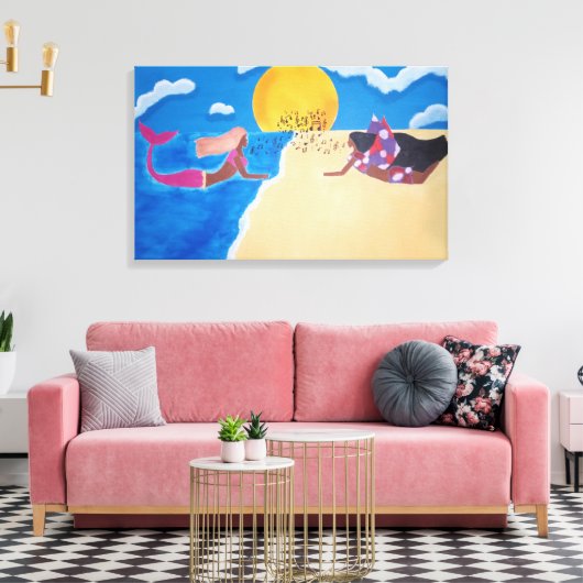 Universal Language Canvas afdrukken (Insitu (Woonkamer))