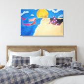 Universal Language Canvas afdrukken (Insitu (Slaapkamer))