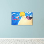 Universal Language Canvas afdrukken (Insitu (Houten vloer))