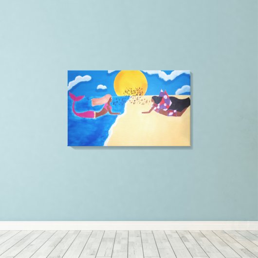 Universal Language Canvas afdrukken (Insitu (Houten vloer))