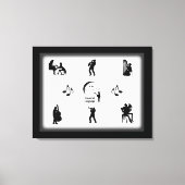 Universal Language Music Design Canvas Afdruk (Voorkant)