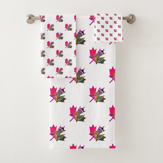 Universal Leaf Bad Handdoek (Insitu)