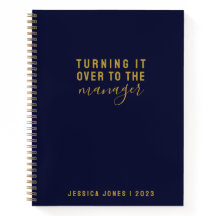 Universal Manager Elegant Blue Law of Attraction