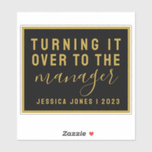 Universal Manager Law Attractie Zwart Bookplate