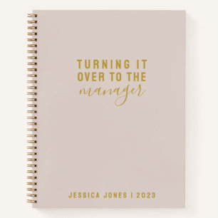 Universal Manager Simple Pink Journal Notitieboek