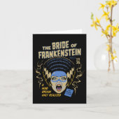 Universal Monsters Bride  Halloween Mask Kaart (Gele Bloem)