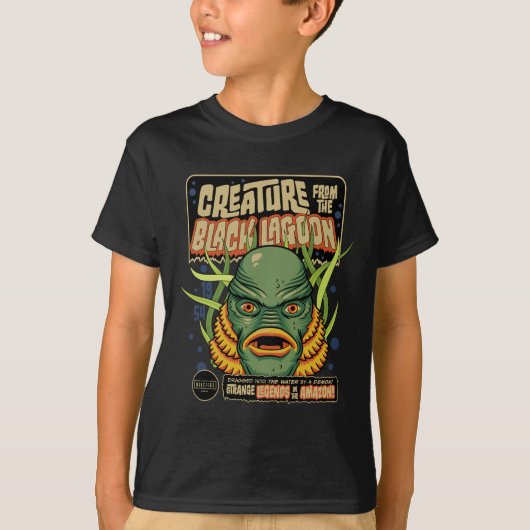 Universal Monsters Creature Retro Halloween Masker T-shirt (Voorkant)
