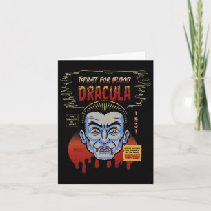Universal Monsters Dracula Halloween Mask Kaart