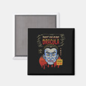 Universal Monsters Dracula  Halloween Mask Magneet (Voorkant / Achterkant)