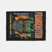 Universal Monsters Frankenstein  Halloween Fleece Deken (Voorkant (Horizontaal))