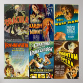 Universal Monsters Poster (Voorkant)