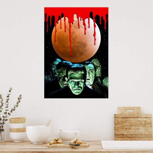 Universal Monsters Poster (Keuken)