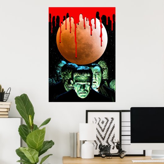 Universal Monsters Poster (Thuiskantoor)
