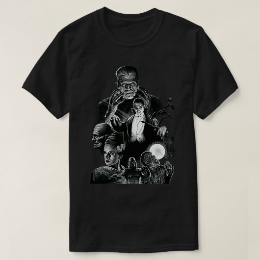 Universal Monsters T-shirt (Design voorkant)