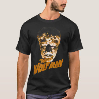 Universal Monsters the Wolf Man Dark Portret T-shirt