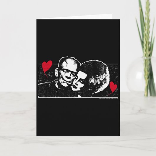 Universal Monsters Valentijnsdag Frankenstein En Kaart (Voorkant)
