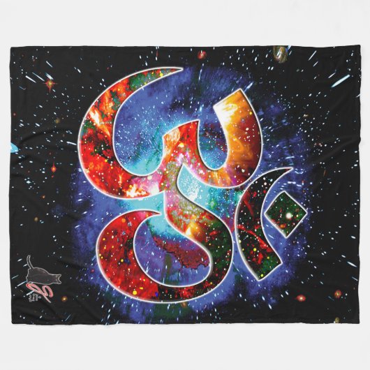 Universal OM Asana Fleece Deken (Voorkant (Horizontaal))