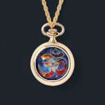 Universal OM Asana Ketting Watch<br><div class="desc">OM. Het geluid, het symbool, de ziel. Een tijdloos thema voor een gekoesterd uurwerk. Het universum binnenin jullie blijft in synchroniciteit met de eeuwige waarheid van vrede, liefde en harmonie terwijl jullie chronologie van gebeurtenissen door de tijd heen evolueert. Verwijs naar dit nuttige en mooie accessoire wetende dat je op...</div>