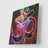 Universal OM Chi Vierkante Klok (Hoek)