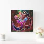 Universal OM Chi Vierkante Klok (Huis)