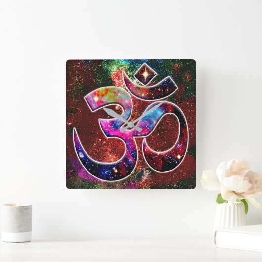 Universal OM Chi Vierkante Klok (Huis)