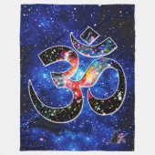 Universal OM Dhyana Fleece Deken (Voorkant)