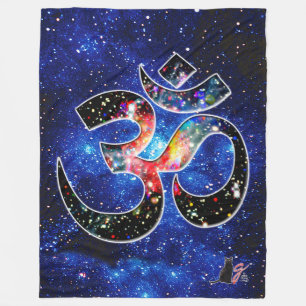 Universal OM Dhyana Fleece Deken