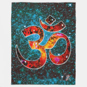 Universal OM Hum Fleece Deken (Voorkant)