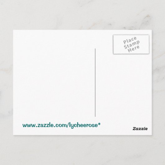 Universal Oneness briefkaart (Achterkant)