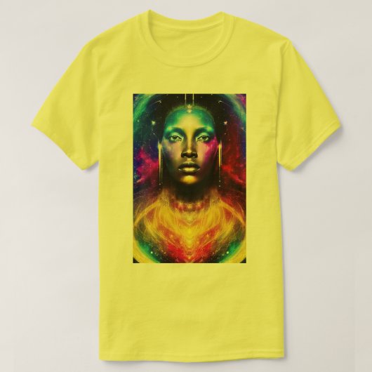 Universal Space Goddess T-shirt (Design voorkant)