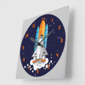 Universal Space Shuttle Vierkante Klok (Hoek)