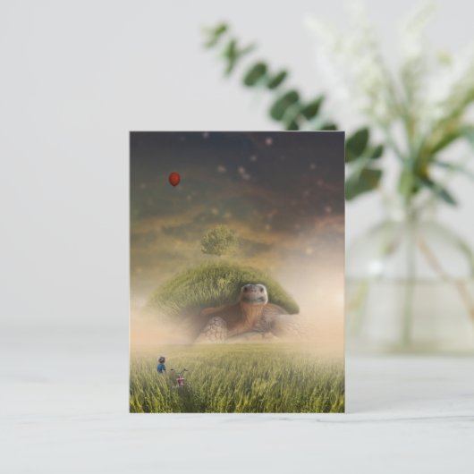 Universal Turtle Briefkaart (Staand voorkant)