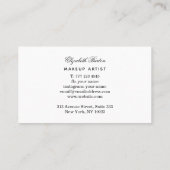 Universal visitekaartje eenvoudige stijl minimalis (Achterkant)