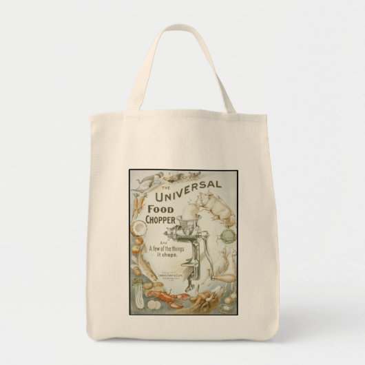 UNIVERSAL VOEDSELKOPER TOTE BAG (Voorkant)