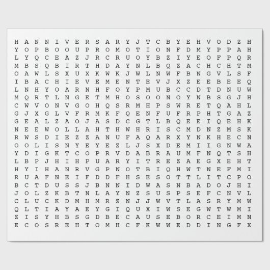 Universal Wrapping Paper Cadeaupapier (Vlak)