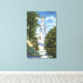 Universalistische kerk canvas afdruk (Insitu (Houten vloer))