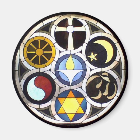 Universalistische kerk Rockford, IL Magneet (Voorkant)