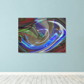 Universe Abstracte, gevlekte doek exploiteren Canvas Afdruk (Insitu (Houten vloer))