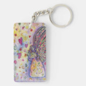Universe Angel Custom Art-Sleutelhanger Sleutelhanger (achterkant)