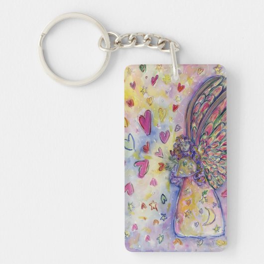 Universe Angel Custom Art-Sleutelhanger Sleutelhanger (Voorkant)