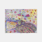 Universe Angel Custom Fleece Blankets Deken (Voorkant (Horizontaal))