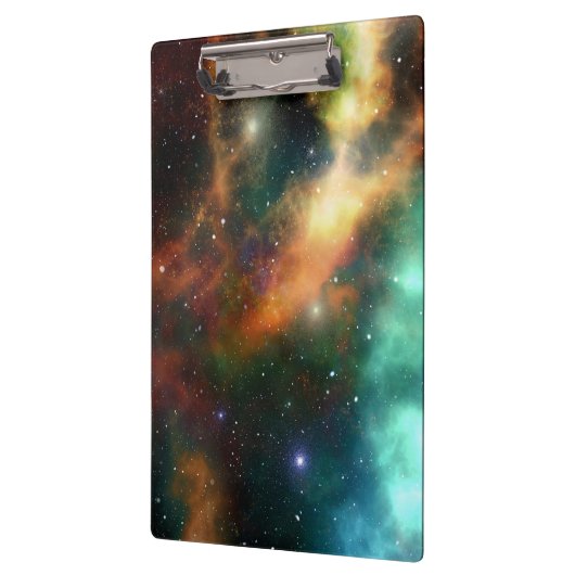 Universe buitenruimtespreekens Aangepast klembord (Links)